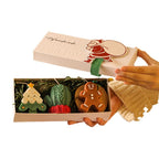 Set de regalo: velas de aromaterapia navideñas hechas a mano